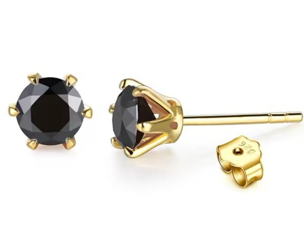 Auskarai su moisanitais deimantais Studs - Image 12